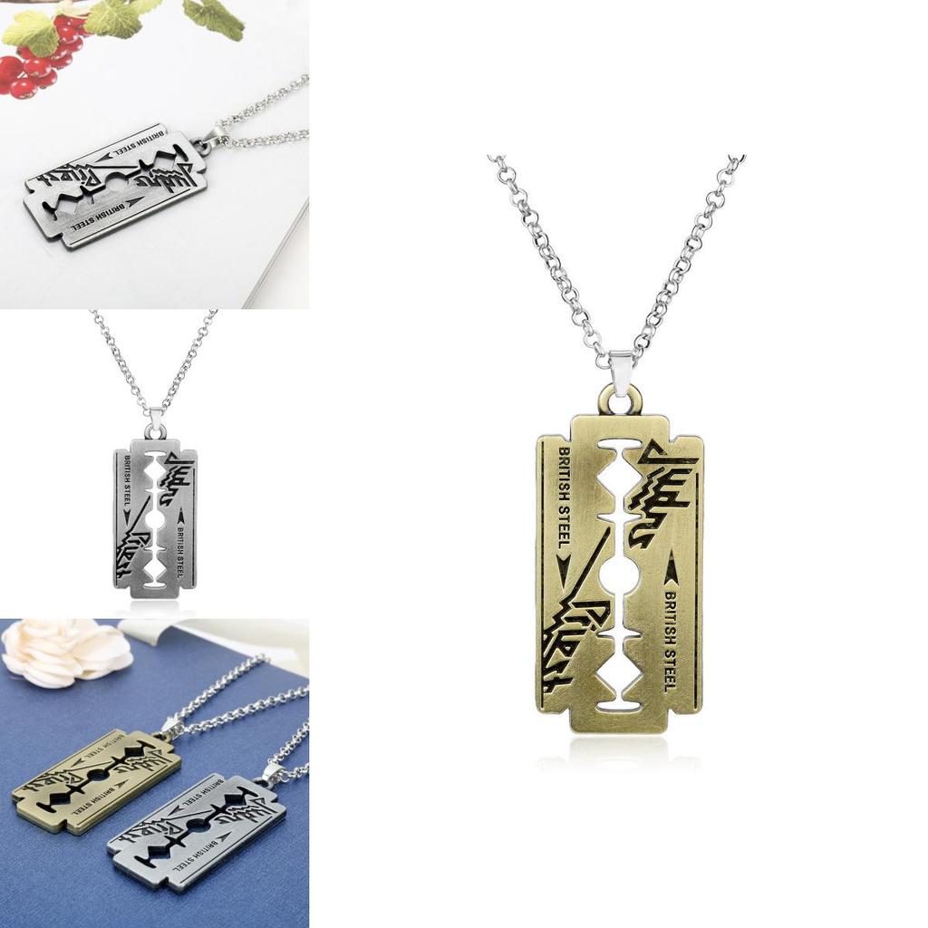 Judas Priest Klingen Anhänger Halskette Mit Legierungsdesign Für Geschenk Und Mode