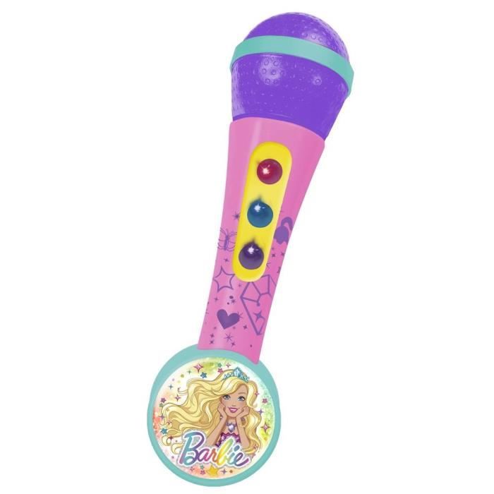 BARBIE Micro À Main Avec Ampli Et Rythmes