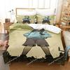 FAshion 3d Print Anime FLCL Bedding Set Single Twin Full Queen King Size Bed Set Adult Kid Bedroom Duvetcover Sets Home Textiles