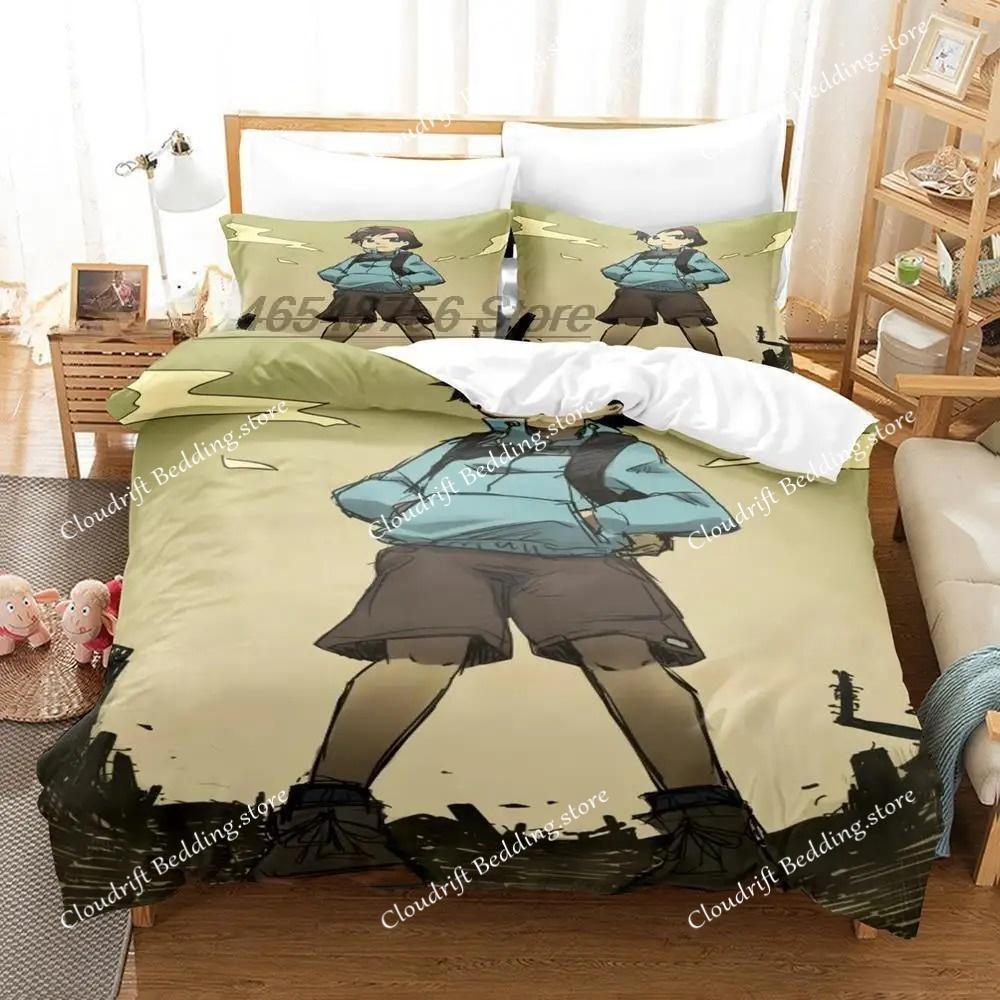 FAshion 3d Print Anime FLCL Bedding Set Single Twin Full Queen King Size Bed Set Adult Kid Bedroom Duvetcover Sets Home Textiles
