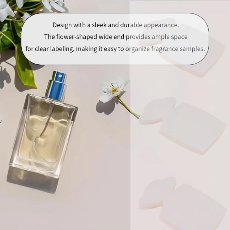 100Pcs Disposable White Perfume Test Strips - Multi-use Perfume Blotter Paper Strips for Essential Oils Fragrance Sampling