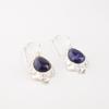 Natural Sodalite Gemstone 925 Stamped Silver Handmade Jewelry Earrings For Women EE-163-29