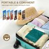 LED Foldable Travel Makeup Mirror 5x7 Inches 3 Colors Light Modes USB Rechargeable Touch Screen Portable Tabletop Cosmetic Mirr