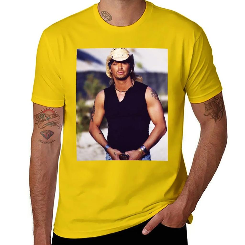 Bret Michaels On Memories Poster Art Design T-Shirt for a boy boys animal print clothes for men