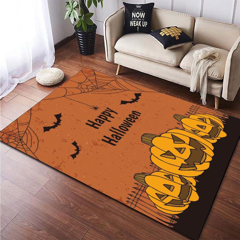 Halloween New Year Gift HD Printing Area Carpet, Living Room Sofa Decorative Carpet, Anti-skid Mat, Alfombras Direct Shipment