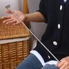 1 szt. Teleskopowy drapak do pleców ze stali nierdzewnej, regulowane narzędzie do masażu z ergonomicznym uchwytem, przenośny drapak do trudno dostępnych miejsc, przyjazny w podróży