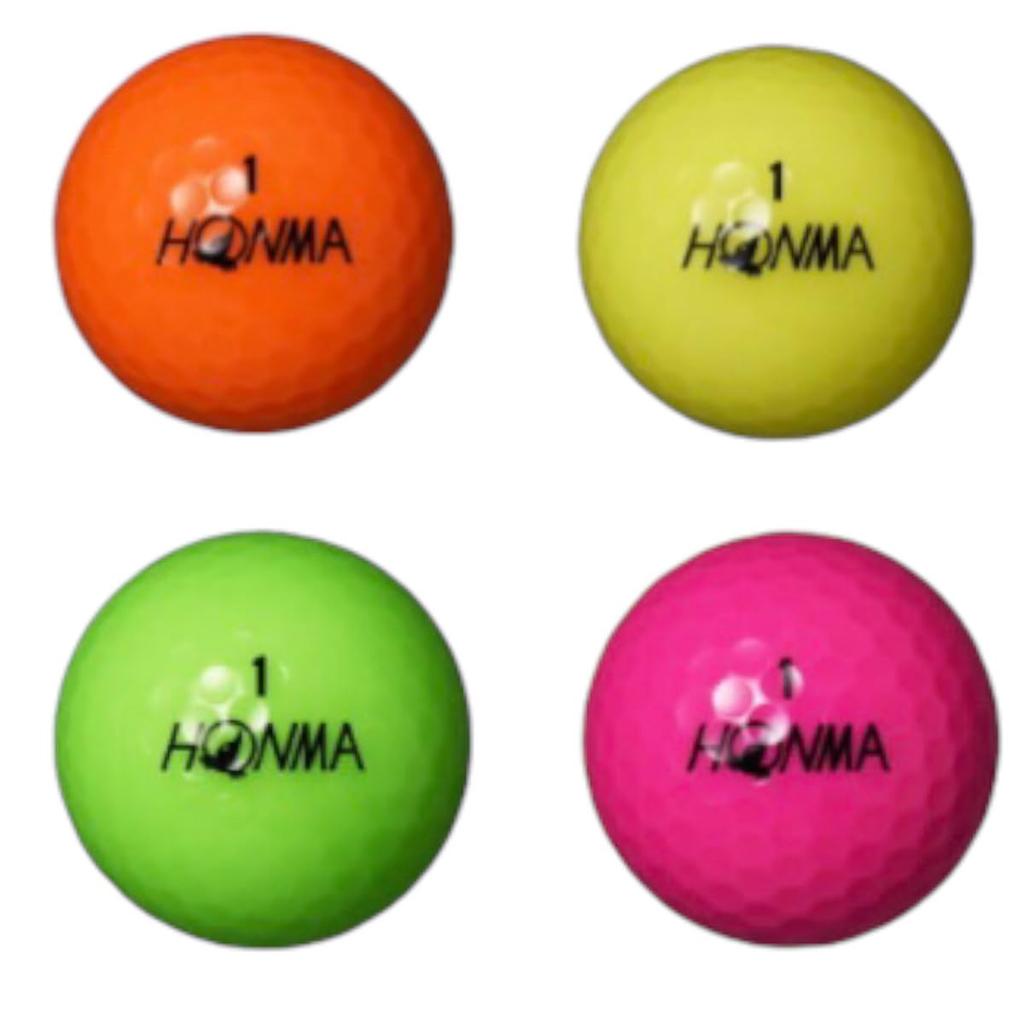 HONMA D1 Golf Ball BT2201 12 Balls Multicolor (4 Colors) 2 Boxes Set [.Original Tissue Included]