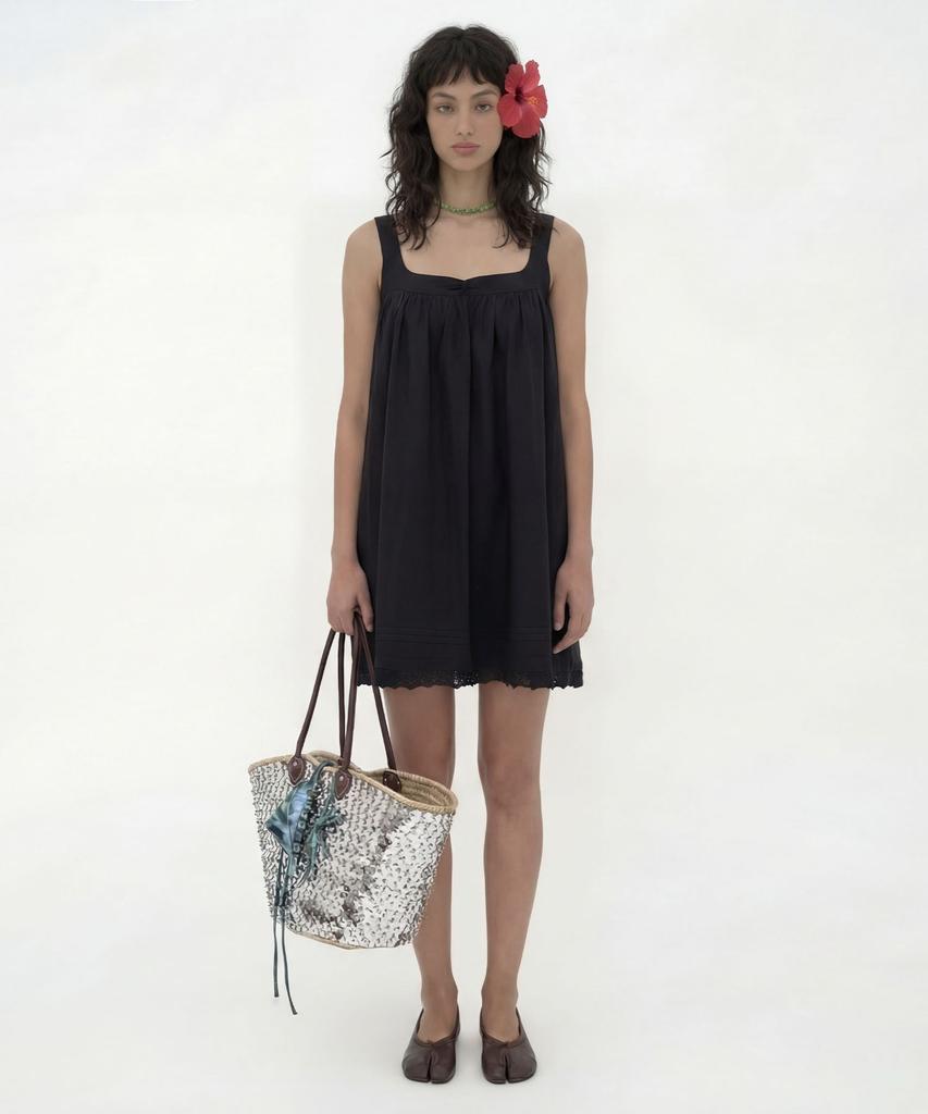 Lulu Seoul Bonny Mini Dress (Black)