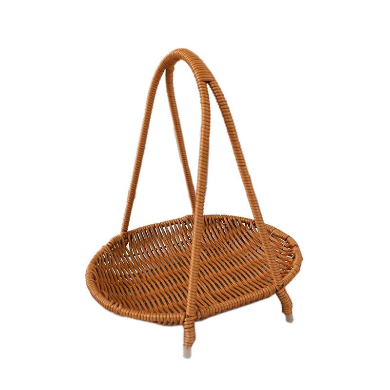 Jingyuheng Imitation Rattan Oval Storage Basket Set