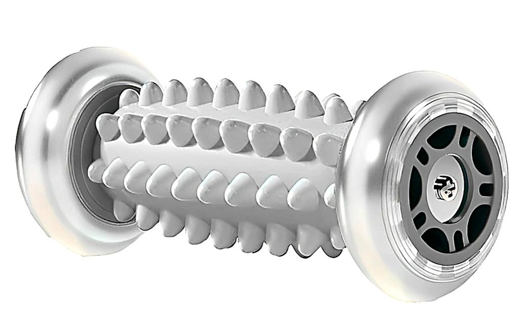 AZ4U Foot Massage Reflexology Roller for Home Care and Refreshing Feet Roller, (Gray)