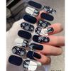 6styles Christmas Nail Art Stickers Dot Snowflake Designs Gel Nail Decals Perfect for New Year DIY Manicures No UV Lamp Needed