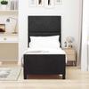 Boxspring Bed with Headboard Black 80 X 200 Cm Velvet