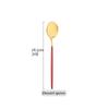 1pcs Dinnerware Mirror Stainless Steel Cutlery Set Red Gold Flatware Set Dessert Knife Spoons Forks Silverware Kitchen Tableware Set