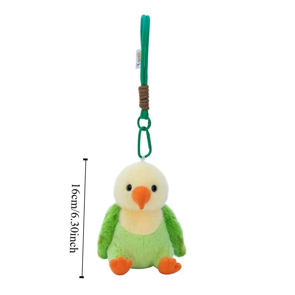 Realistic Bird Plush Keychain Simulation Furry Birds Keyrings Bird Doll Pendant  Boys and Girls