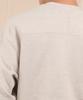 Ellamo Terry Basic Plain Oversized Sweatshirt [Oatmeal]