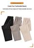 Summer Elastic Waist Loose Women's Pants: Breathable, Comfortable Straight Leg for Middle-Aged and Elderly