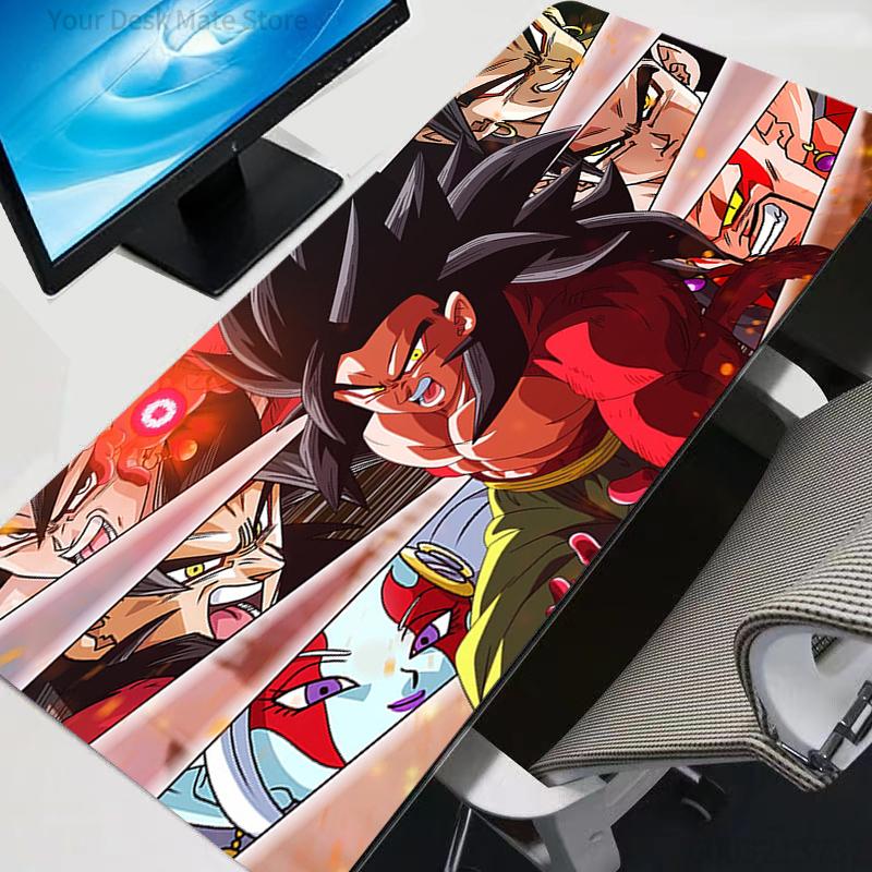 Mouse Pad Dragon Balls Vegeta Goku Anime Gaming Accessories Notbook Computer Speed Mini Pc rug Gamer Keyboard Desk Mat Mousepad