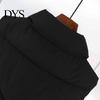 Zipper Buttons Placket Sleeveless Jacket Women Autumn Winter Cotton Padded Waistcoat Stand Collar Vest Closure Pockets Windproof Warm Coat