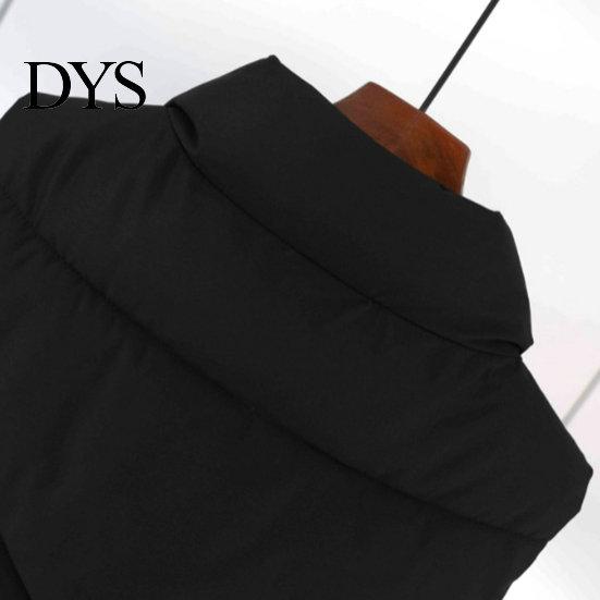 Zipper Buttons Placket Sleeveless Jacket Women Autumn Winter Cotton Padded Waistcoat Stand Collar Vest Closure Pockets Windproof Warm Coat