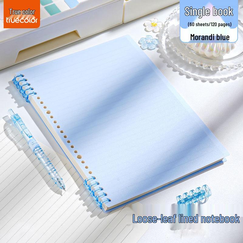 B5 Vintage High-Value Notebook for Students - A5, Extra Thick, Detachable, Gentle On Hands