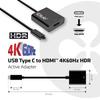Club3D USB 3.1 Type C to HDMI 2.0b HDR (High Dynamic Range) 4K 60Hz Active Adapter (CAC-2504)