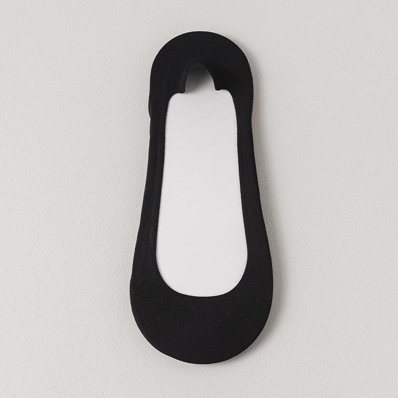 Women's Summer Thin Cotton Bottom Ice Silk Shallow Mouth Invisible Not To Drop with The Boat Socks