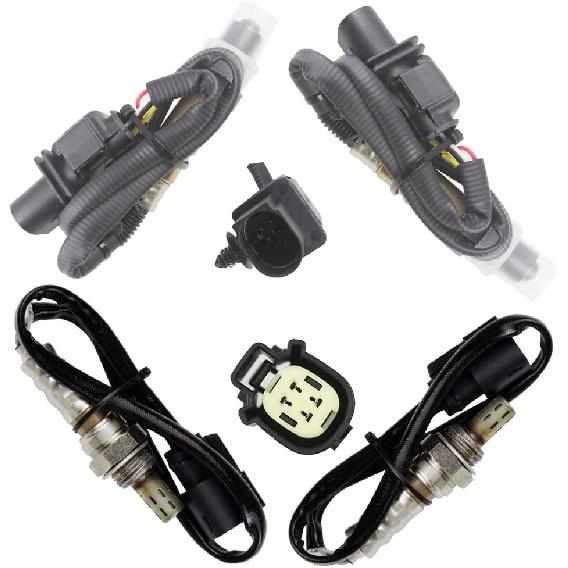 

4PCS Oxygen O2 Sensor 1 & 2 for 2015 2016 2017 Ford F-150 2.7L Upstream + Downstream