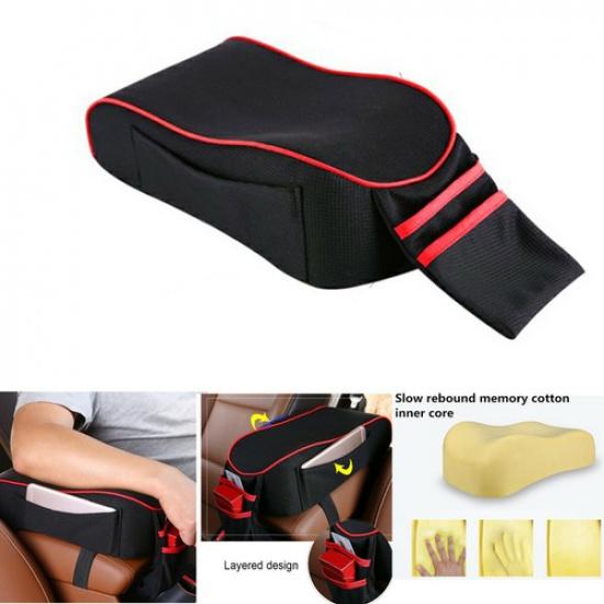 Auto Accessories Car Center Armrest Console Box Leather Soft Cushion Pad Cover