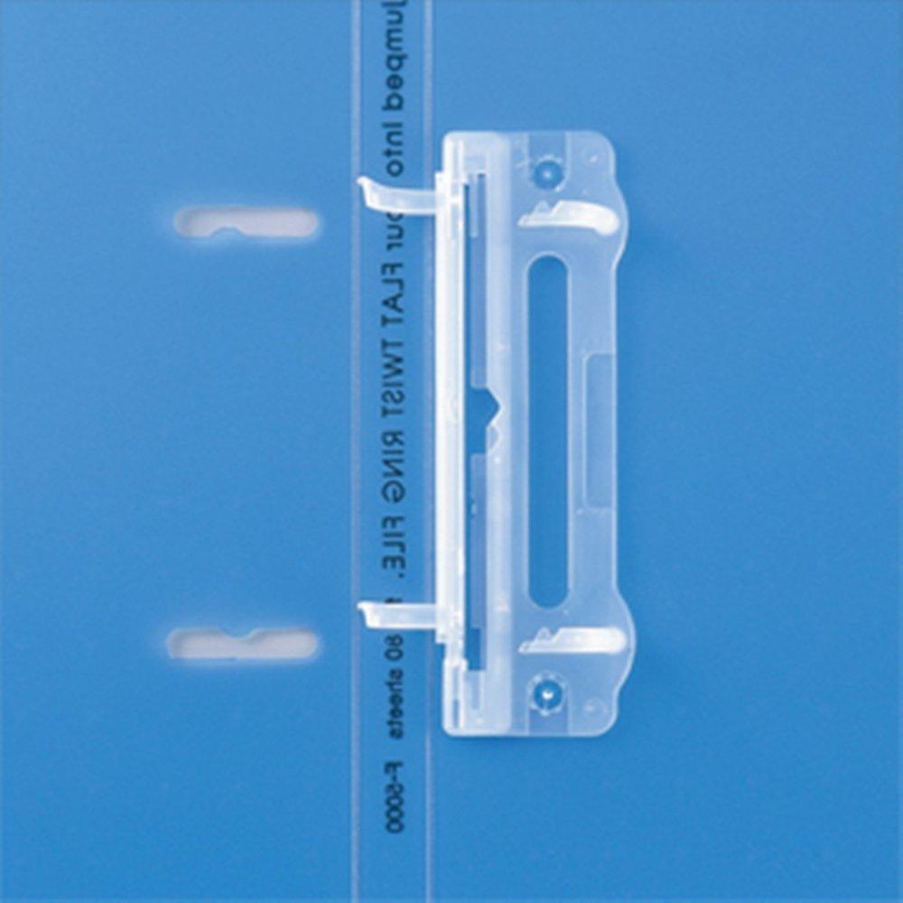 LIHIT LAB Ring File, 10-Pack, A4, 2-Ring, Thin Type, Milky White, F5000-1_10