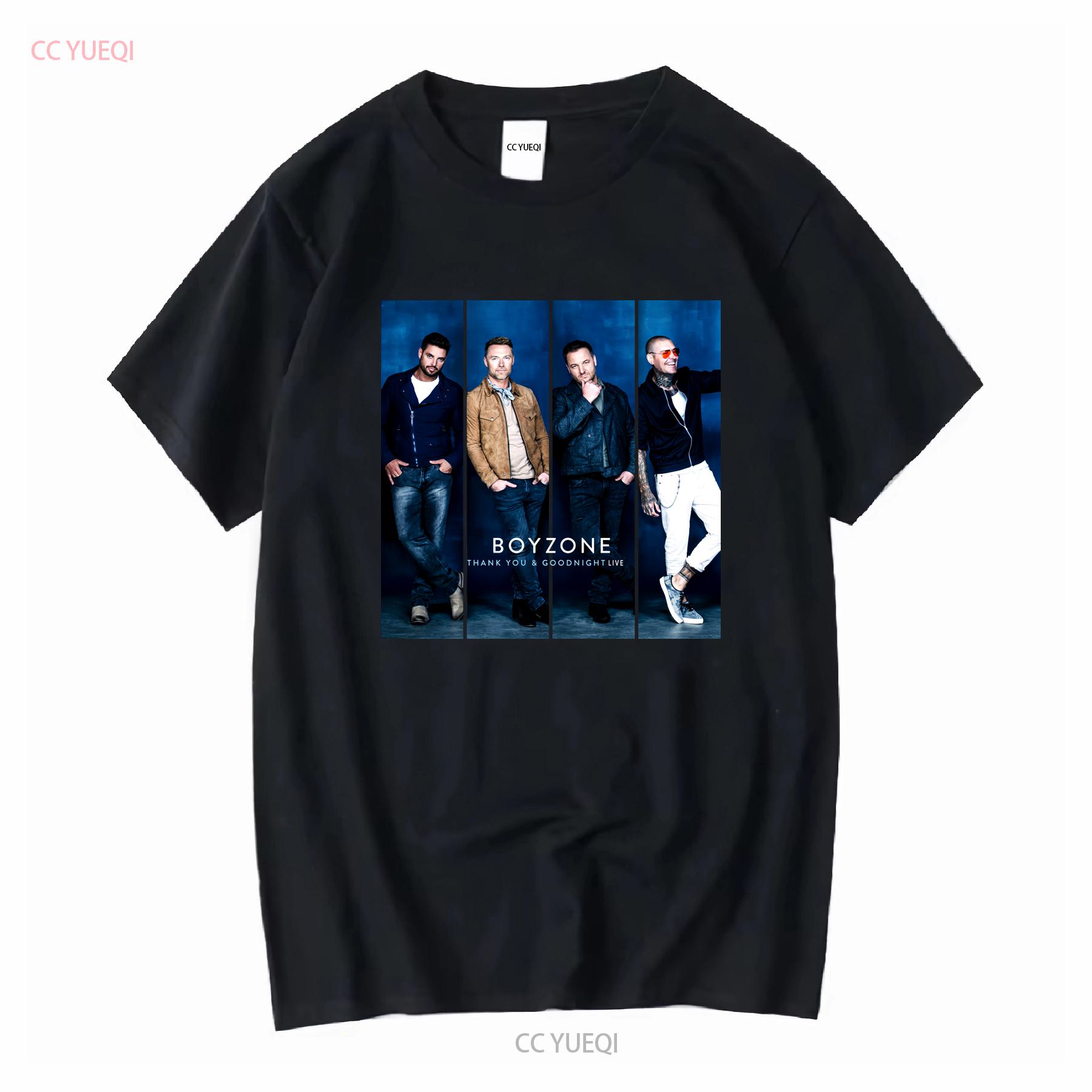 

BOYZONE THE FAREWELL TOUR 2019 T Shirt Cotton Black S to 5XL HC1245 vintage Washed Breathable graphic Slightly streetwear 4XL