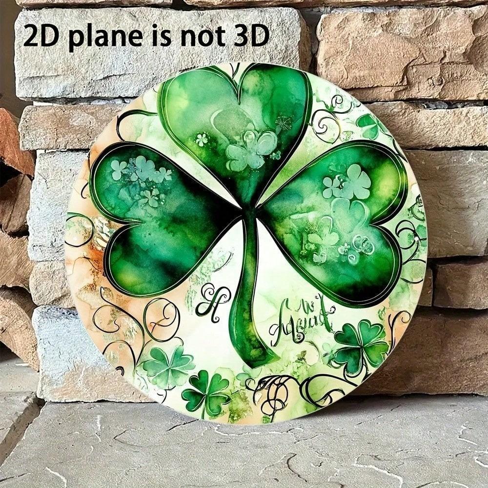 St. Patrick's Day Metal Wall Art, Irish Garden Decor, Indoor Outdoor Home Ornament