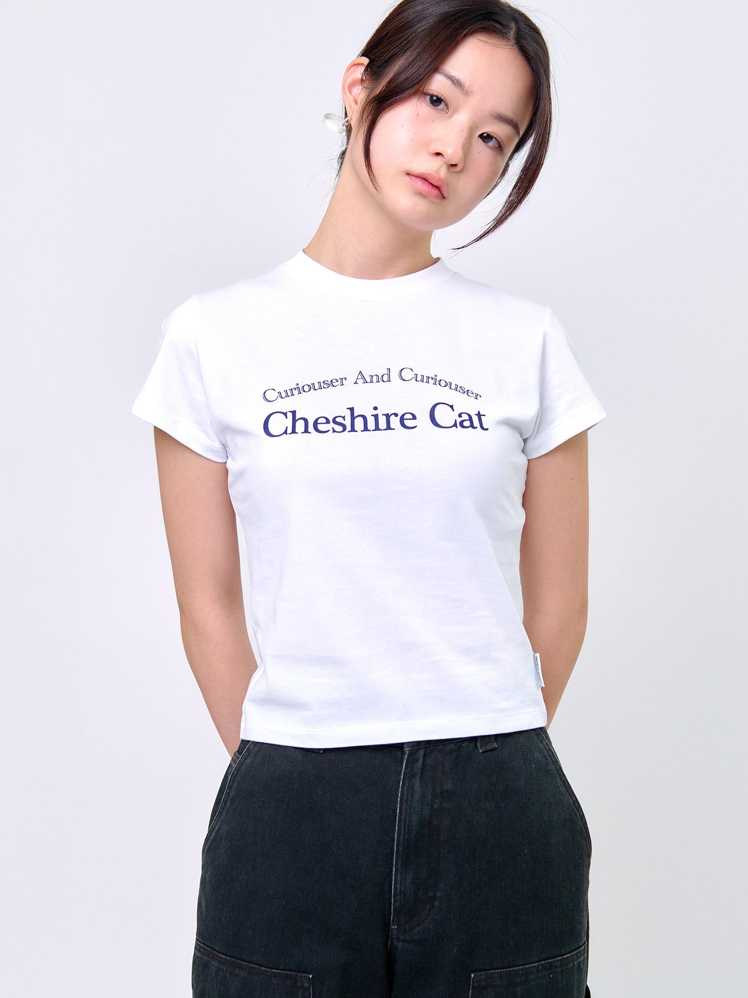 Tempus Studio Cheshire Cat Women S T-Shirt - White White/Os