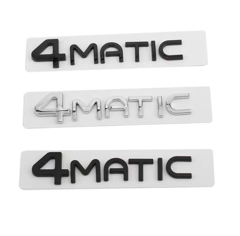 EQC400 4MATIC new letter logo car stickers for Mercedes-Benz 2020 EQC 350 400 4MATIC tail trunk modified four-wheel drive label QM2
