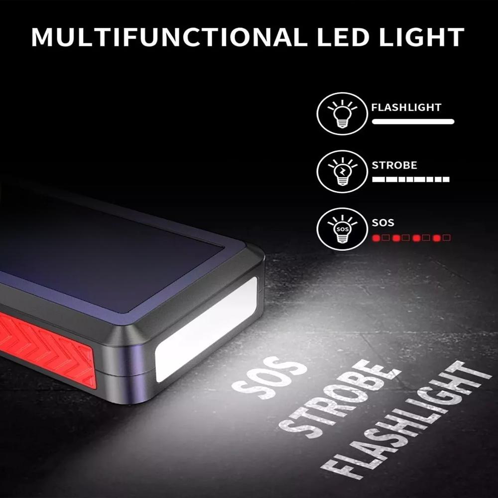 5000A Peak Car Jump Starter for 8.0L Gas/8.0L Diesel Engines - with LCD Display, Dual USB compatible and 12V DC PORT