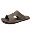 5213 Men'S Shoes Cool Slippers Open-Toed Leather Surface Summer Outdoor Sports Leisure Beach Sandals Large Size Slippers Tide