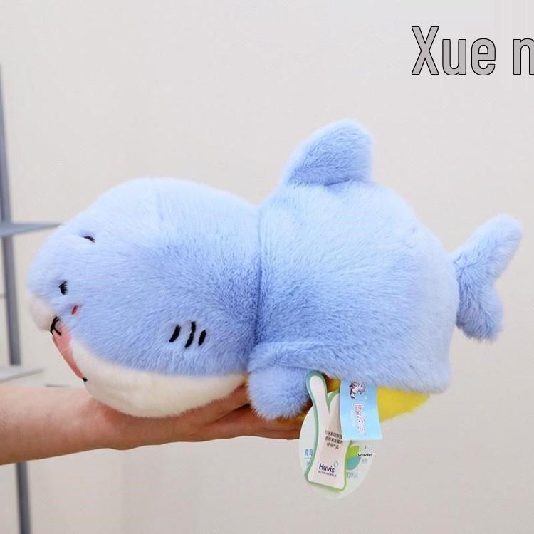 Shark Bee Husky Puppy Plush Pillow - Funny Sleep & Gift Toy for Girls