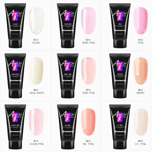 

Гель-лак для ногтей 30 мл Crystal Builder для наращивания ногтей LED Hard Builder Gel