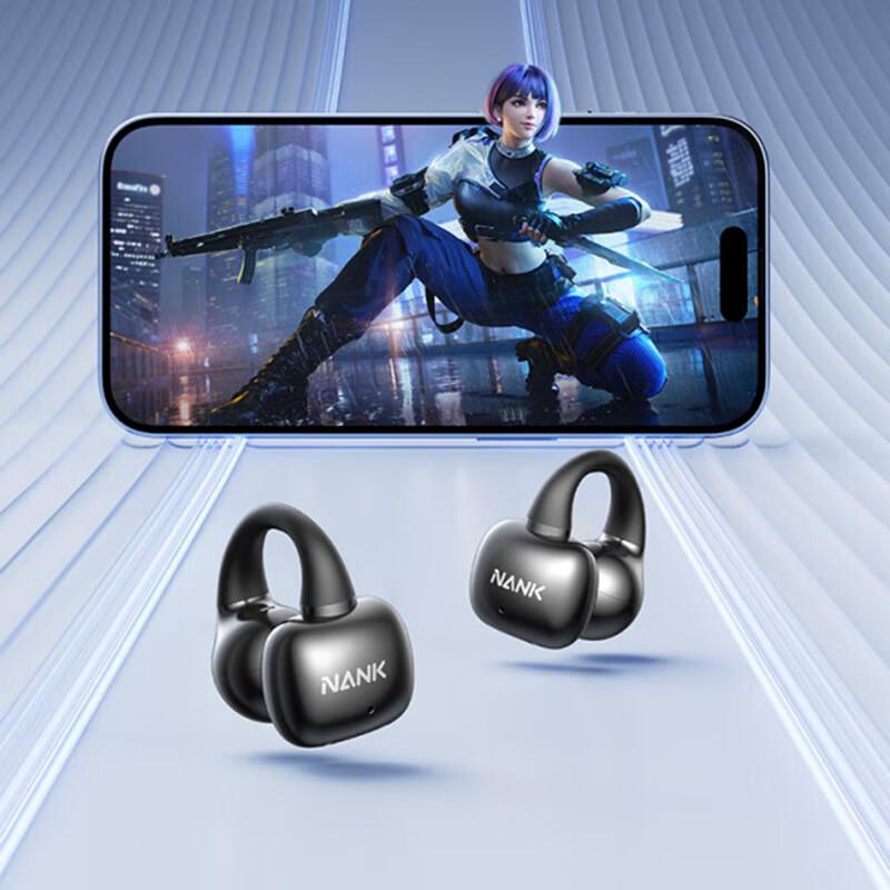 Nankanda Clip Super Open-Ear Clip-On Bluetooth Headphones