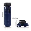 Collapsible Water Bottle Leakproof Seal Travel Water Bottle BPA Free Straw Bottle  Cycling