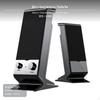 Mini Desktop Computer Speakers, Connected/radio Link, 2stereo Stereo, with Microphone Black No Jack