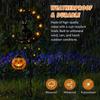 Solar Moon Cats LED Stakes Light Weatherproof Metal Pumpkin Stake Lights Halloween Decorations Solar Lamp for Housewarming Gifts