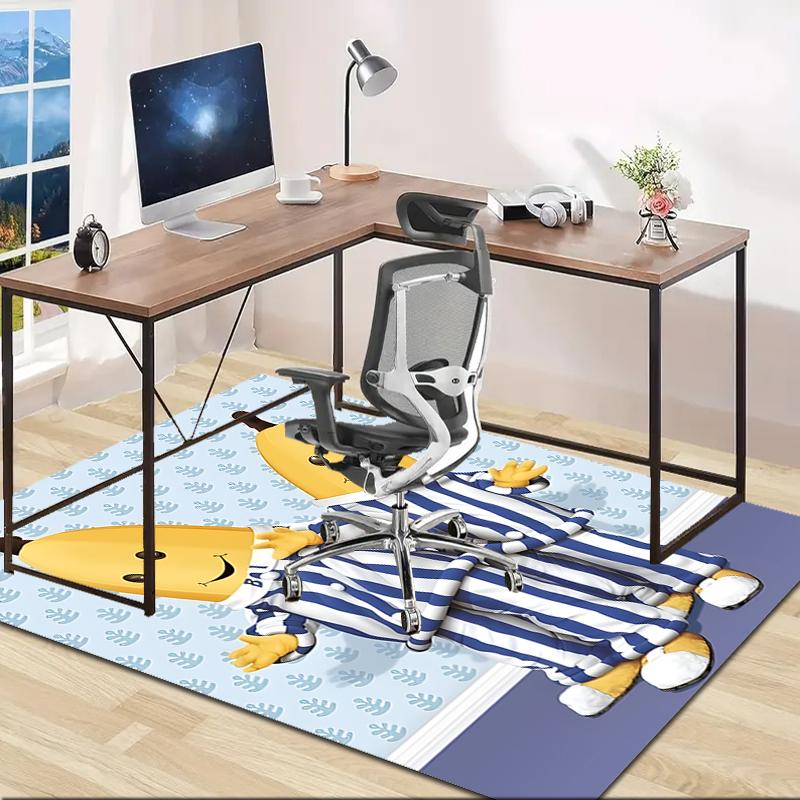 1pc Banana Design Area Rug - Non-Slip, Soft & Cozy Floor Mat for Living Room, Bedroom, Office - Indoor/Outdoor Decorative Carpet