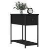 Table de chevet - Maison Exclusive - Noir - Bois d'ingénierie - 30x60x60 cm