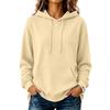 Women's Fashion Long Sleeve Hoodie Pullover Color Casual Top for Daily Wear