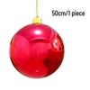Colorful Matte Christmas Tree Hanging Ball - Decorative Round Ornaments for Holiday Celebration