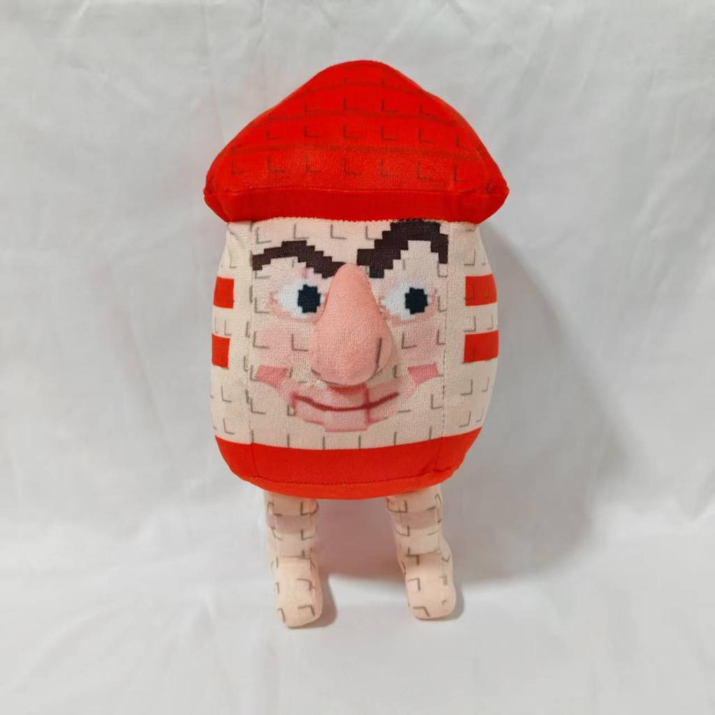 Anime Steal A Brainrot Plush Toy House No. 9 Esok Sekolah Jandel Plushie Pillow Surrounding Stuffed Doll Birthday Decoration