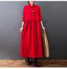Corduroy Shirt Loose Long Maxi Plus Solid with Pockets 8 [YYQ-SHOP] Women's Dress, Fit, Sleeves, Length, Spring, Autumn, Winter, Sizes, A-Line,