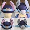 Judy Hopps Sheriff Hat Movie Cosplay Costume Accessory Halloween Costume Party Anime Rabbit Police Officer Headwear For Girls