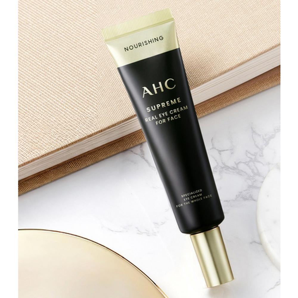AHC Supreme Real Eye Cream for Face 30ml (2pcs) - Firming Anti Aging, Korean