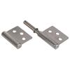 A84X-3 Inch Silver Tone Stainless Steel 360 Degree Rotating Window Door Flag Hinge 10 Pieces